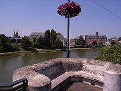 L'Aisne à Soissons.