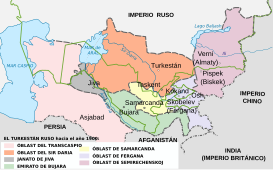 El Turkestán ruso en 1900