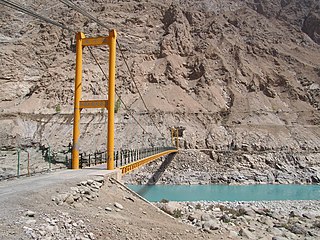 Langar Bridge (兰干桥) on the Yarkand River