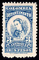 3 pesa frímerki frá Antioquia (1903–04)