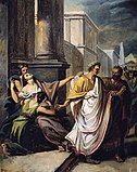 Caesar Diendo al Senáu nel Ides de March