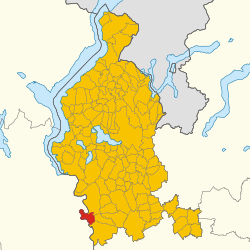 Vizzola Ticino – Mappa