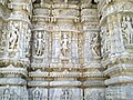 The Splendid and elaborate wall of Mirpur Jain Temple