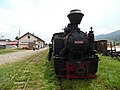 Mocănița-Huțulca-Moldovița narrow-gauge steam locomotive in Moldovița commune, a popular touristic attraction of Suceava County