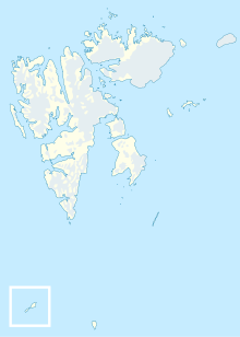 LYR trên bản đồ Svalbard
