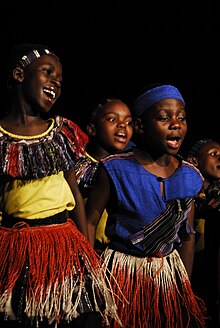 African Children's Choir performing