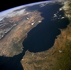 जिब्राल्टर जलसन्धि Strait of Gibraltar -