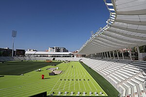 Estadio Vallehermoso Ende August 2019.