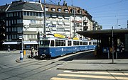 Albisriederplatz im Sommer 1986, Blick nach Osten