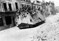 Un Panzer A7V dans la Somme en 1918.