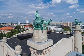 Cottbus (Chóśebuz), largest city in the region