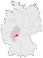 Lokasi Main-Kinzig di Jerman
