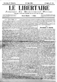 Image 1217 August 1860 edition of Le Libertaire, Journal du mouvement social, a libertarian communist publication in New York City (from Libertarianism)