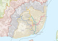 Mapa da rede do Metropolitano de Lisboa em agosto de 2009.