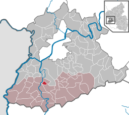 Läget för Ockfen i Trier-Saarburg