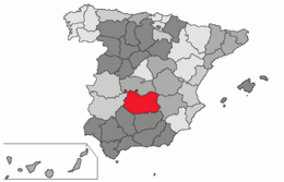 Villarta de San Juan – Mappa