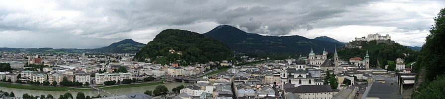 Zdjęcie panoramiczne Salzburga