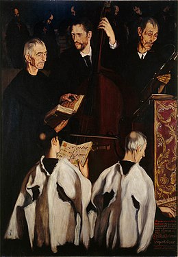 Schola Cantorum Compostellanae, 1916, Colección BBVA.