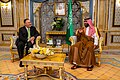 Pompeo a saúdský korunní princ Muhammad bin Salmán v září 2019