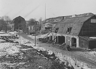 Zinkensdamms gård, rivning 1934-1935.