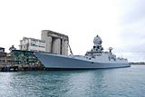 INS Kolkata at Mombasa, Kenya.