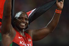 Julius Yego från Kenya blev världsmästare i spjutkastning.