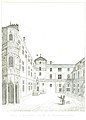 J.-A. Hugo : Maison « La Couronne d'or », rue des Bourdonnais, no 31, gravure, 1836[16].