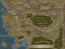 Carte du Beleriand