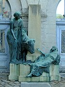 Monument à Saturnin Arloing, à l'ancienne École vétérinaire de Lyon, date non documentée.