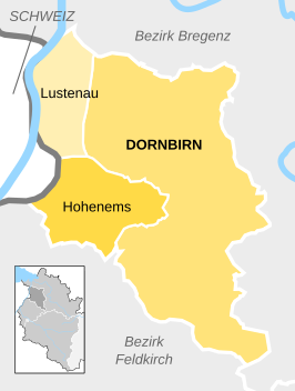 Kaart van Dornbirn
