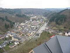 Vianden, desde el castillo.