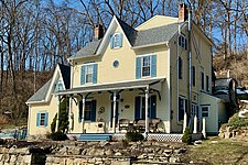 House with Gothic Revival influences