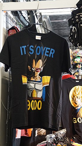 T-shirt à l'effigie de Vegeta.