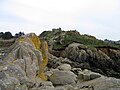 Rochers granitiques de bord de mer à Carantec