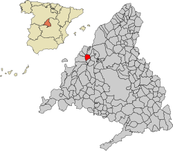 Location of Collado Mediano