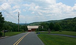 Hillside vista in Earl Township