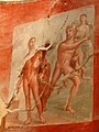 Image 16A fresco from Herculaneum depicting Heracles and Achelous from Greco-Roman mythology, 1st century CE (from Culture of ancient Rome)