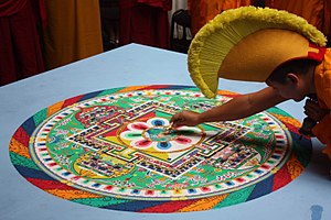 Sand mandala