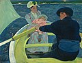 La Barque, par Mary Cassatt (1893-1894), National Gallery of Art, Washington, D.C..