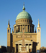 Schinkel: Iglesia de San Nicolás (Potsdam) (1830), capilla (1842)