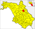 Collocatio finium Municipii in Provincia Salernitana.