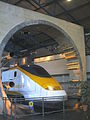 Image 21 Credit: Xtrememachineuk The Channel Tunnel is a 31 mile long rail tunnel beneath the English Channel connecting England to France. More about the Channel Tunnel... (from Portal:Kent/Selected pictures)