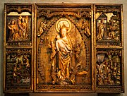 15. század végi oltárkép, Szűz Mária, mint az apokaliptikus asszony, svéd munka