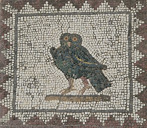 Римски мозаик са совом, Италика, Шпанија