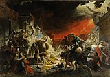 Karl Brjullov, Gli ultimi giorni di Pompei, 1827-1833, Museo russo, San Pietroburgo