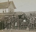 U.S. President Theodore Roosevelt makes a 1905 appearance in Hillsboro, Texas
