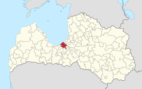 Poziția localității Riga