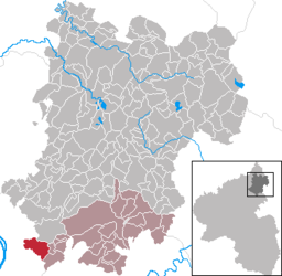 Läget för Simmern i Westerwaldkreis