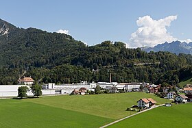 Broc-Fabrique: Firmengelände von Nestlé/Cailler