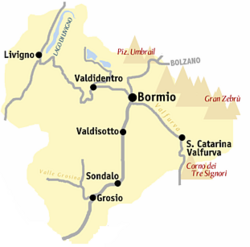Alta Valtellina - Localizzazione